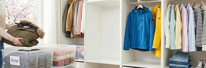 Frühjahrsputz im Kleiderschrank