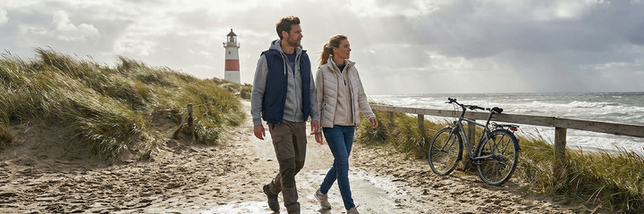 Layering an der Küste